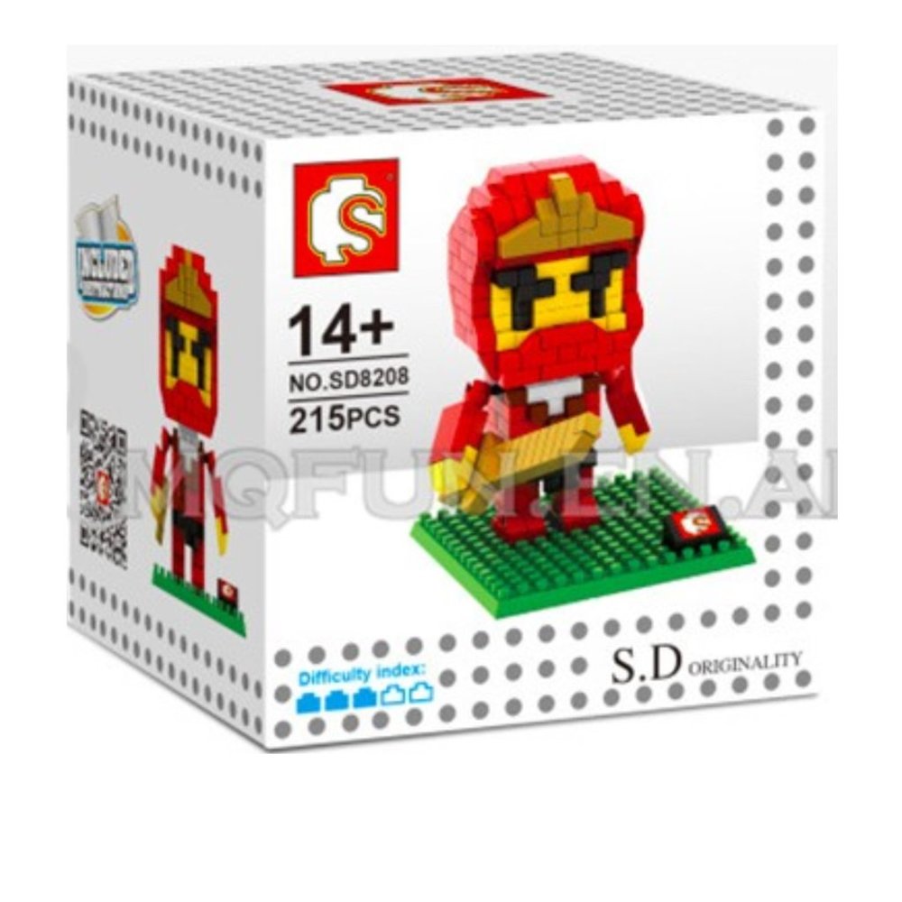 Red Ninja mini building Blocks